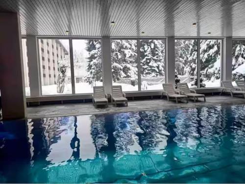 Apartment in LAAX with Swimming Pool Wellness Fitness