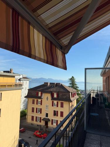 Studio lumineux avec vue sur le Lac et terrasse