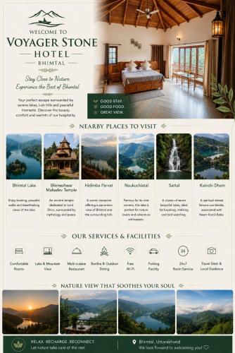 a responsive website for a vyver stone hotel at Voyager stone cottage in Bhīm Tāl