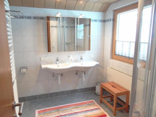 Koupelna v ubytování Haus Mittergries