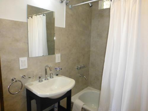 Phòng tắm tại Las Agachonas Apart