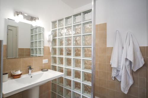 Koupelna v ubytování Hotel Roma