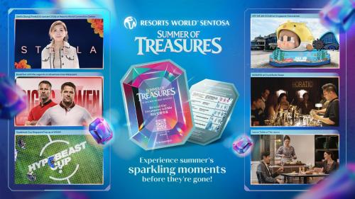 a collage of pictures of different types of events at Resorts World Sentosa - Crockfords Tower in Singapore