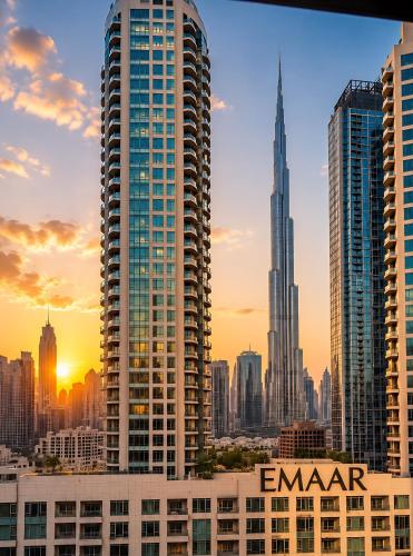 City center with Burj Khalifa View!