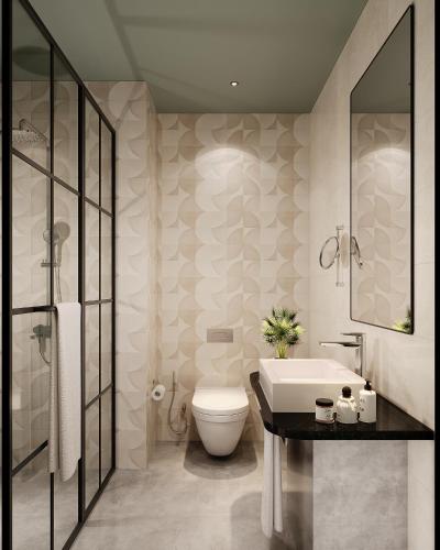 a bathroom with a white toilet and a sink at Ginger Ekta Nagar, Statue of Unity in Navgam
