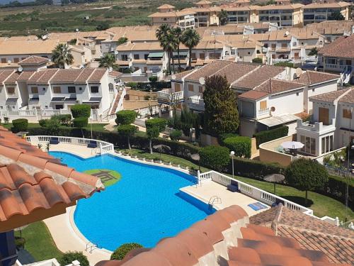 Studio with ocean view and pool in La Mata