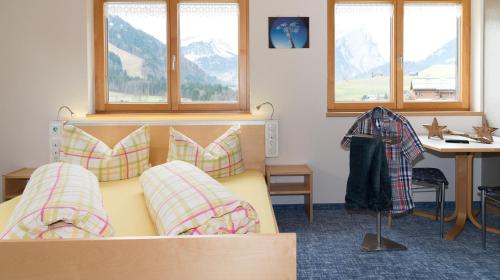 Ruang duduk di Appartements Madlener