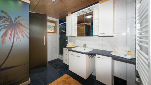 Kúpeľňa v ubytovaní Appartements Madlener