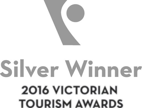 a sign that reads winter winners vancouver tourism awards at Heytesbury House in Cobden