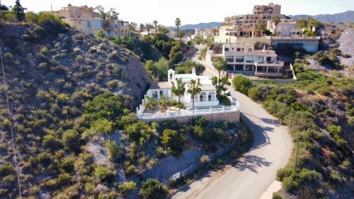 an aerial view of a house on a hill at Casa Mar II in Águilas