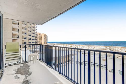 a balcony with a view of the beach at Sea Colony - 302S Edgewater in Bethany Beach