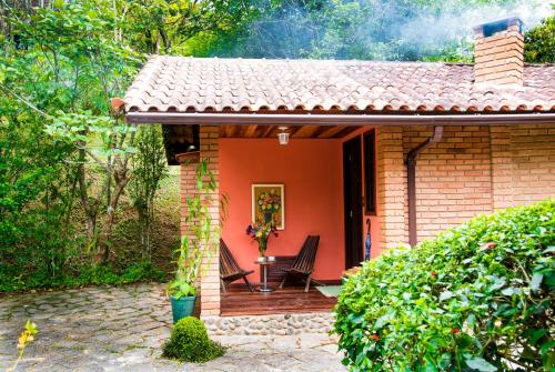 Zahrada ubytování Pousada Terras Altas