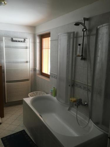 Koupelna v ubytování Villapark apartments 201, Lipno