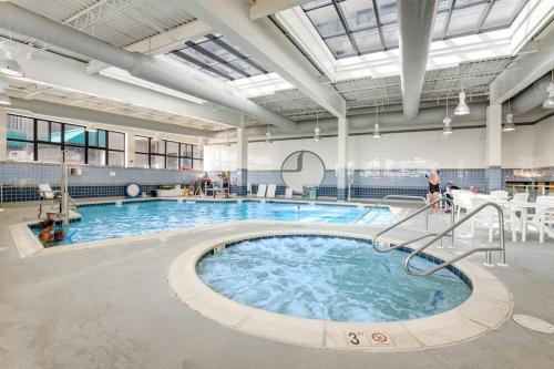 a large swimming pool in a large building at Sea Colony - 4003 Volley in Bethany Beach