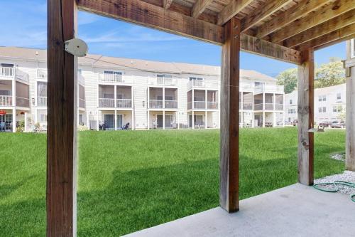 a view of a large lawn in front of a building at Rehoboth Crossing 19915 Ames Dr in Rehoboth Beach