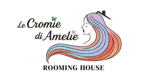 a vector illustration of a woman with rainbow hair and the words be gonna at amuse at Le Cromie di Amelie in Ceglie Messapica
