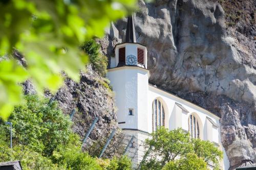a church on the side of a mountain at Parkhotel Idar-Oberstein in Idar-Oberstein