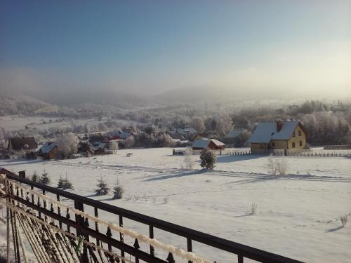 Pokoje Panorama v zimě