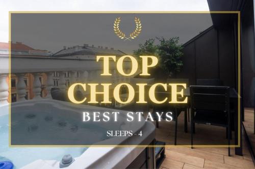 Exclusive Penthouse with Hot Tub in the Best Area
