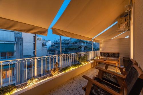 Modern 1BR - Sunny Balcony -Central Pagrati-MARE Luxury Suites A