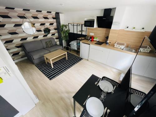 Studio cosy aux Docks de Rouen proche Kindarena - 443
