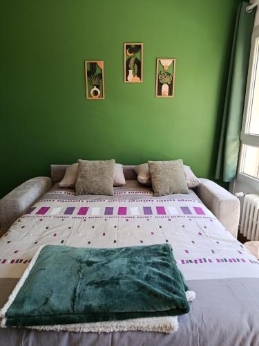 Dijon-Gare & Parking privé - L'escale bohème- 41m2