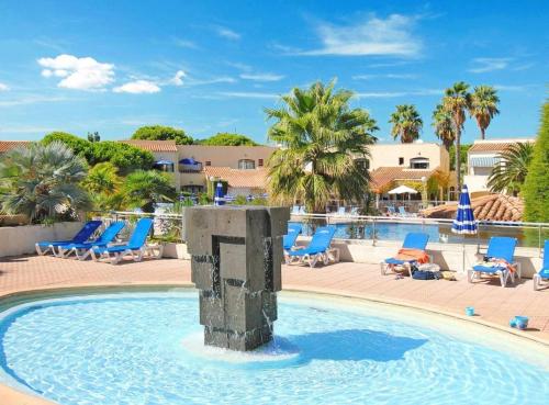 Studio climatisé dans résidence Odalys avec piscine
