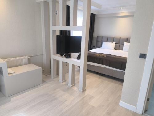 เตียงในห้องที่ ARDOS PARK HOTEL