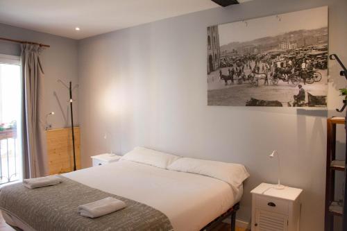 Cama o camas de una habitación en Kaixo Hostel
