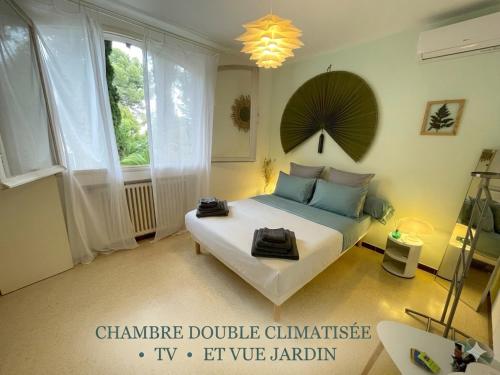 Villa 3ch 6pers climatisée avec jacuzzi jardin 3 terrasses Montpellier centre ville 12 mn des plages