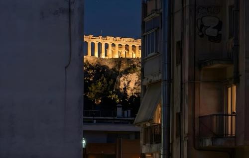 Central House - 2 Bedroom Apt view to Acropolis