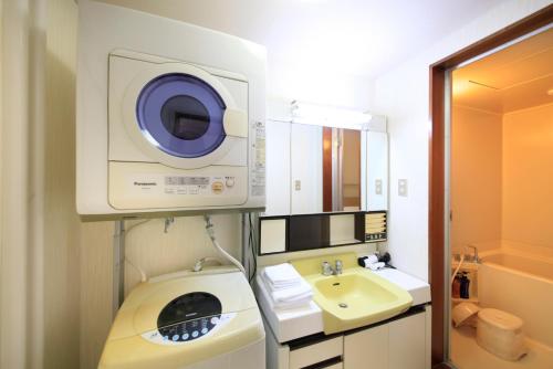Koupelna v ubytování Fujinomiya Green Hotel