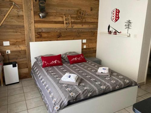 House St-George Studio Alpine with terrace and view on village
