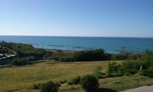 a view of the ocean from a hill at Via del Mare in Termoli