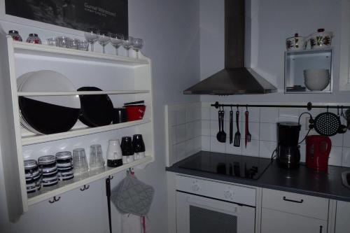 Una cocina o zona de cocina en Grottstugan