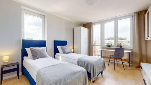 Blue Nest Mokotow 2 Bedrooms Balcony