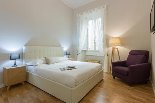 Lova arba lovos apgyvendinimo įstaigoje Apartments Florence - Unique & Stylish Repubblica