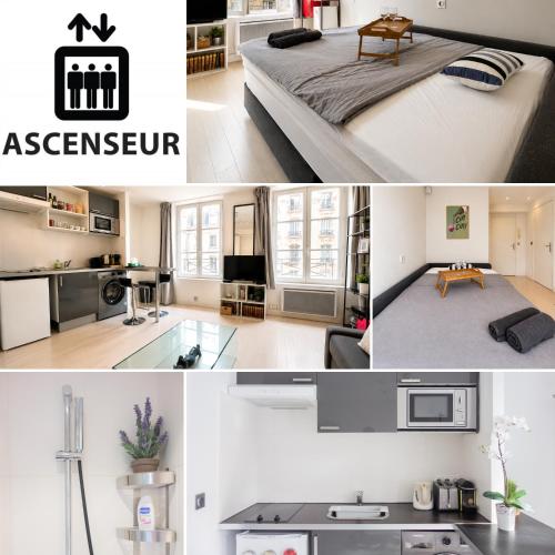 Modern and bright studio Bastille Le Marais