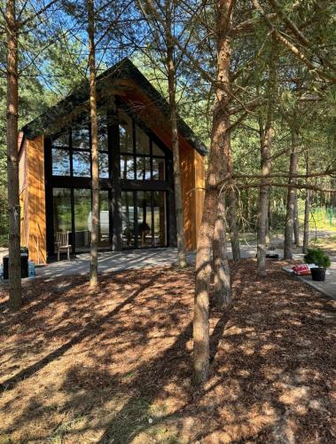 LUKSUSOWE DOMKI NAD JEZIOREM Zapach Sosny Bartoszylas Jacuzzi Sauna Kaszuby