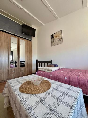 a room with two beds in a room at Apartman Stankovic in Pirot