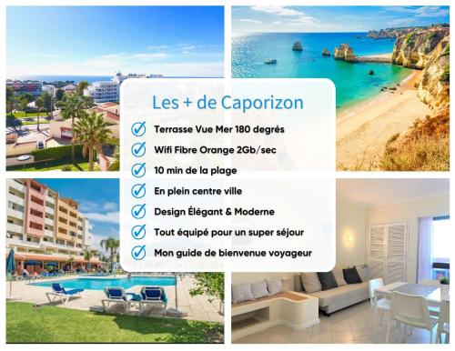 Caporizon-Albufeira-Vue Panoramique Mer-Hyper Centre-4 personnes
