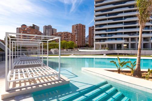 Luxury 3-bdr apartment Benidorm Beach Residence