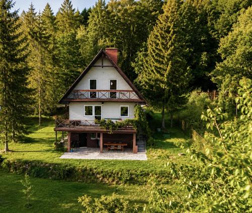 Klimatyczny dom z widokiem na Babią - kominek i ogrodzenie