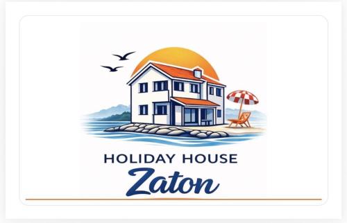 a holiday house zion logo sticker at Holiday House Zaton in Zaton