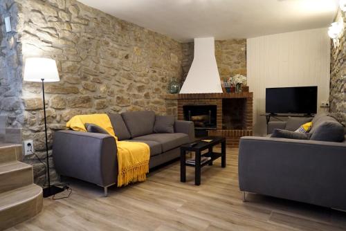 Posezení v ubytování Casa El Carolino