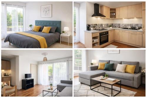Appartement 2 chambres avec parking privé gratuit