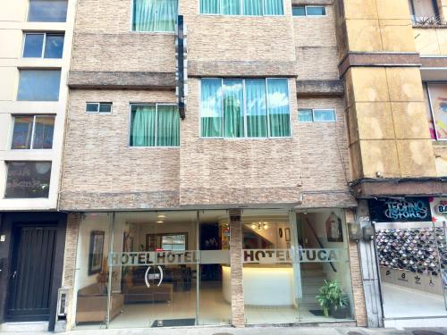 a brick building with the words hotel forza at Hotel Tucan Pereira in Pereira