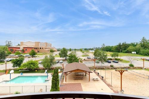 a view of a park with a swimming pool at Chula Vista Condo 2344 and 2346 in Wisconsin Dells