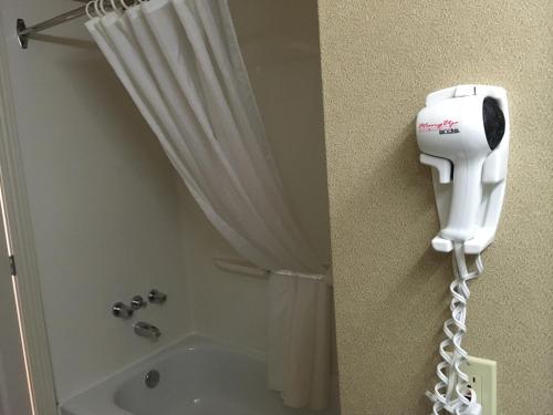 
Een badkamer bij Motel Vue Belvédère

