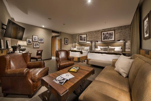 Istumisnurk majutusasutuses LOFT Hotel Bratislava